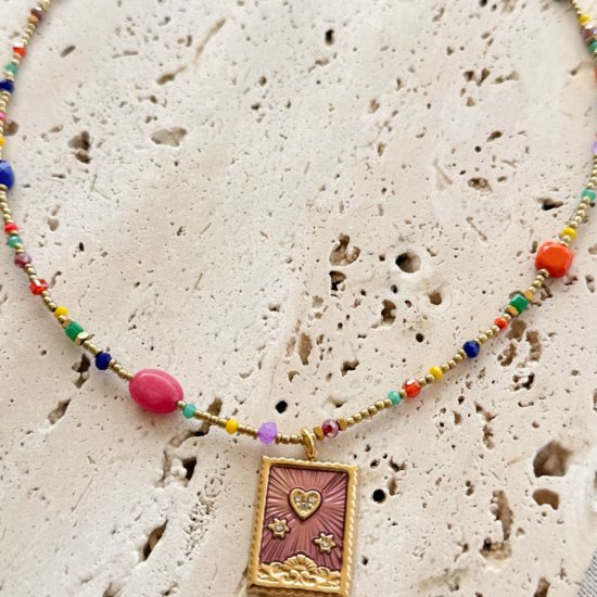 Halskette Wunderland Gold Edelstahl