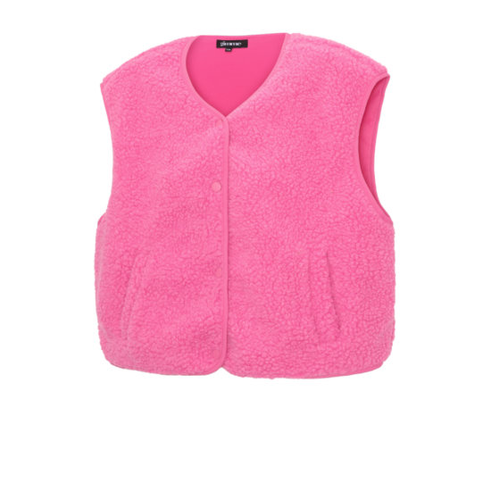 Weste Fluffy Pink