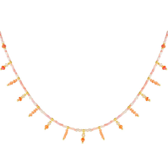 Halskette Summer Sparkle Orange Gold