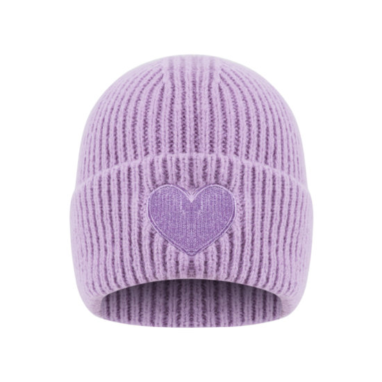 Mütze Heart Lila