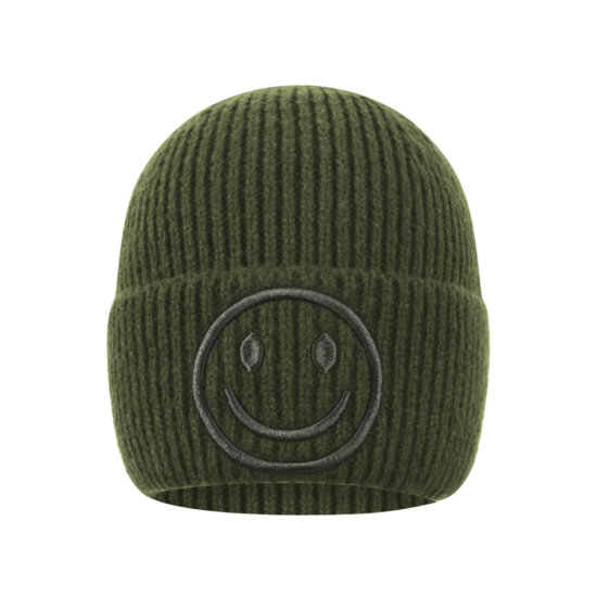 Mütze Smiley Grün