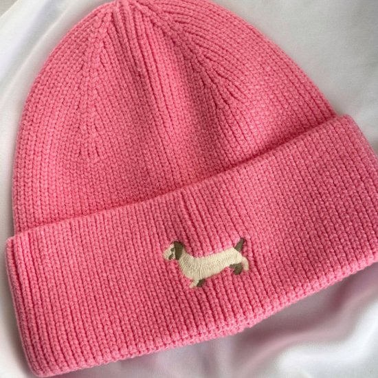 Mütze Dackel Pink