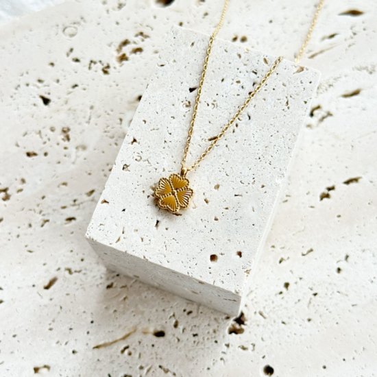 Halskette Clover Gold Edelstahl