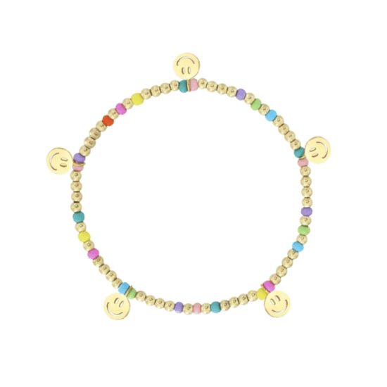 Armband Smiley Bunt Edelstahl Armband Smiley Bunt Edelstahl