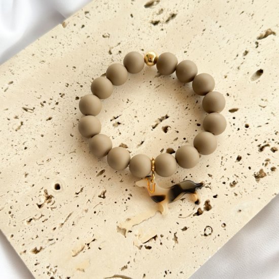 Armband Dackel Beige Braun
