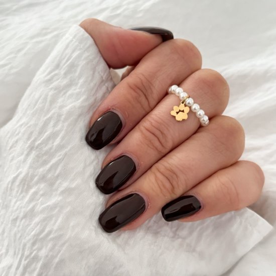 Ring Pfote Gold Perlmutt