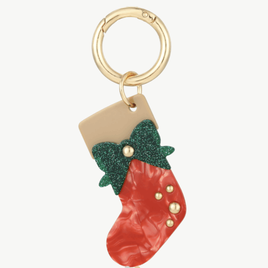 Schlüsselanhänger Weihnachtsstrumpf Rot Schlüsselanhänger Weihnachtsstrumpf Rot