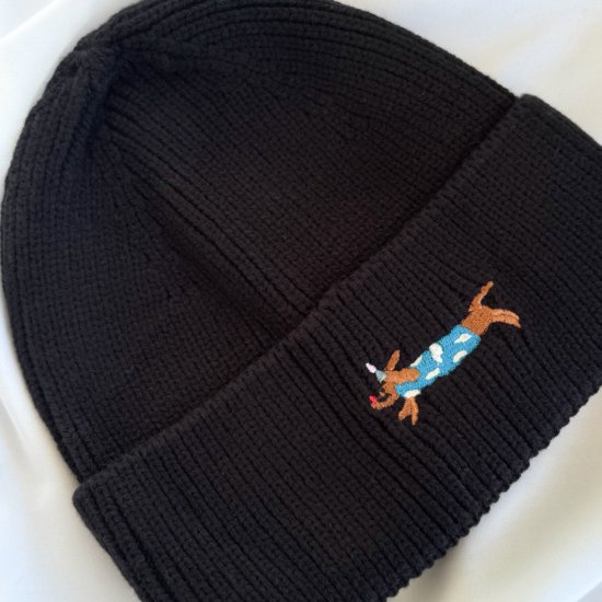 Mütze Dackel Schwarz Mütze Dackel Schwarz