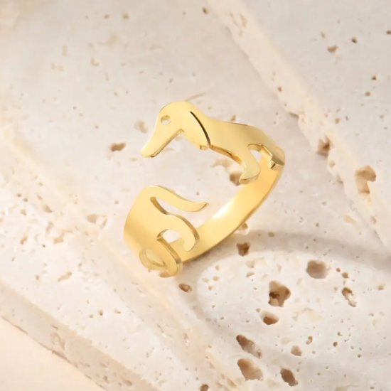 Ring Dackel Gold