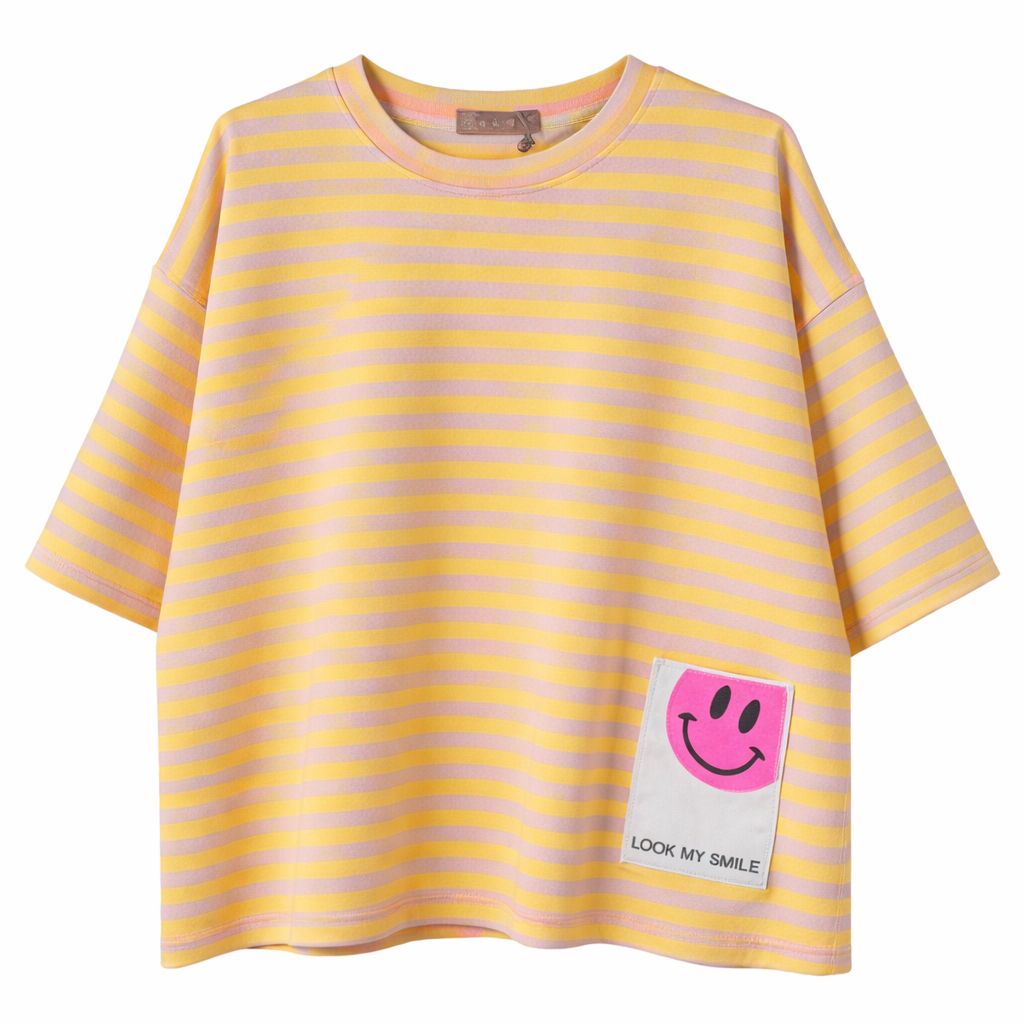 T-Shirt Stripes Gelb T-Shirt Stripes Gelb