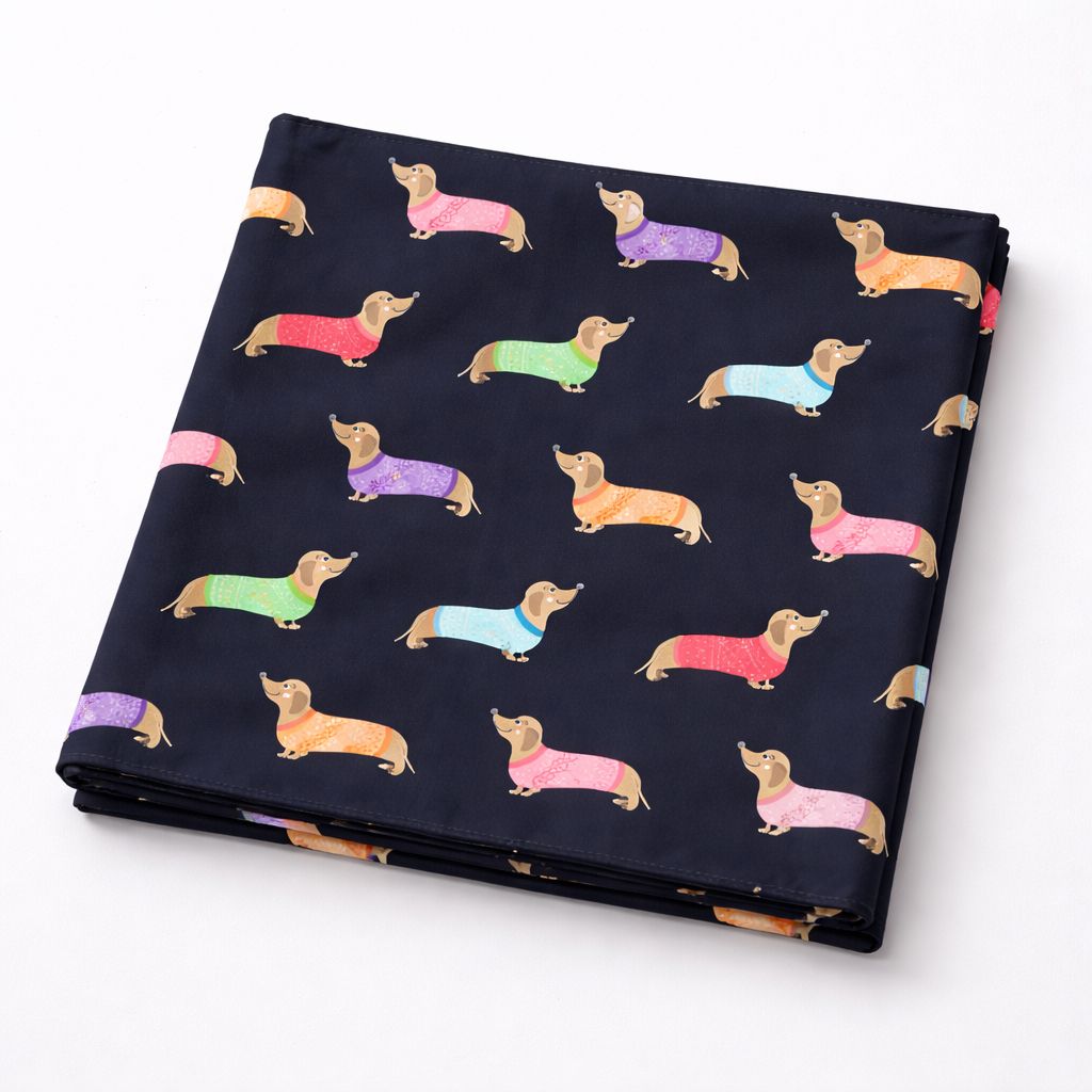 Tuch Dackel Schwarz Tuch Dackel Schwarz