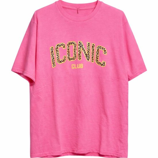 T-Shirt Iconic Club Pink T-Shirt Iconic Club Pink