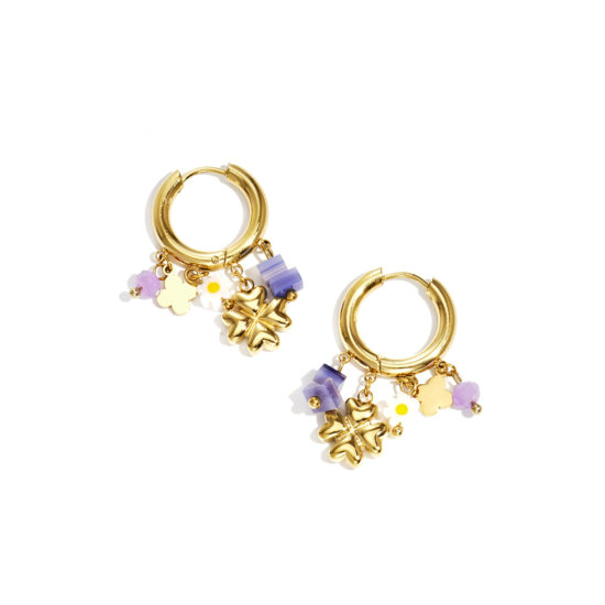 Ohrringe Clover Gold