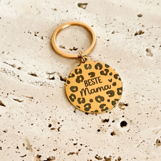 Schlüsselanhänger Beste Mama Leo