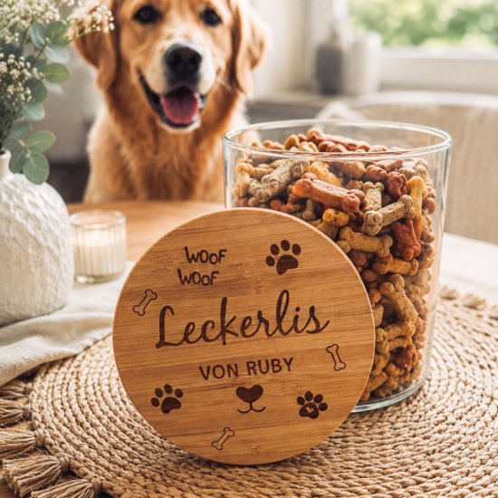 Leckerlis Glas Hund