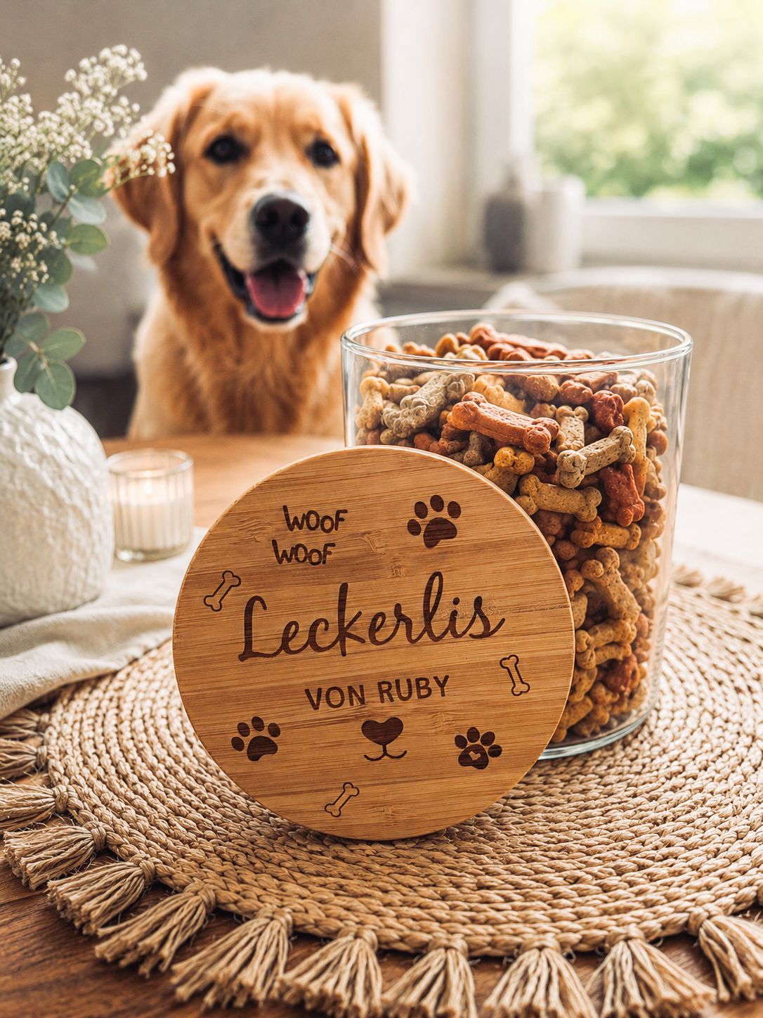 Leckerlis Glas Hund Leckerlis Glas Hund