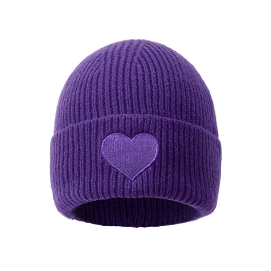 Mütze Heart Violett Mütze Heart Violett